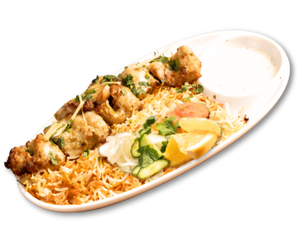 Kolachi BBQ & Grill Calgary Halal Pakistani Malai boti Platter